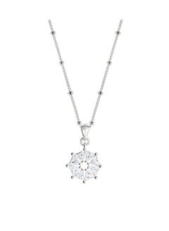 AWNL Cardamom Pendant Necklace with CZ Diamonds  - Image 1