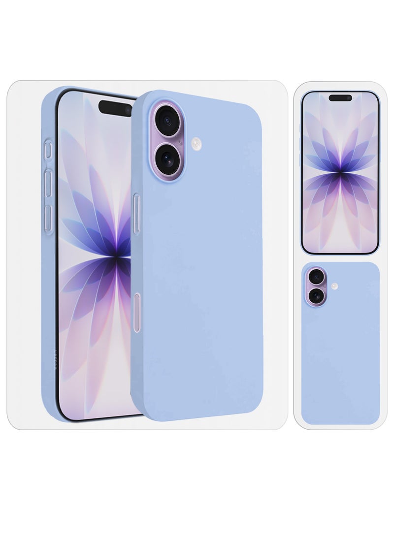 CATANES Air Skin Frosted Matte Case for iPhone 17 - Stylish Ultra Slim Back Cover - Light Blue - Image 3