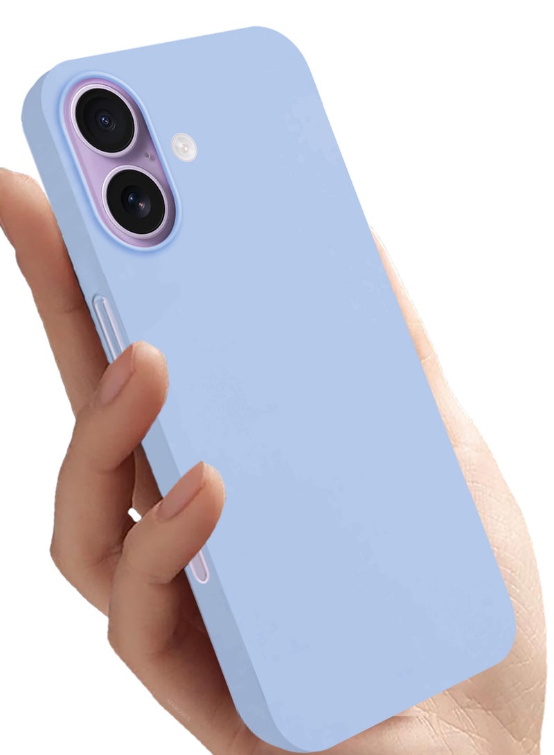 CATANES Air Skin Frosted Matte Case for iPhone 17 - Stylish Ultra Slim Back Cover - Light Blue - Image 5