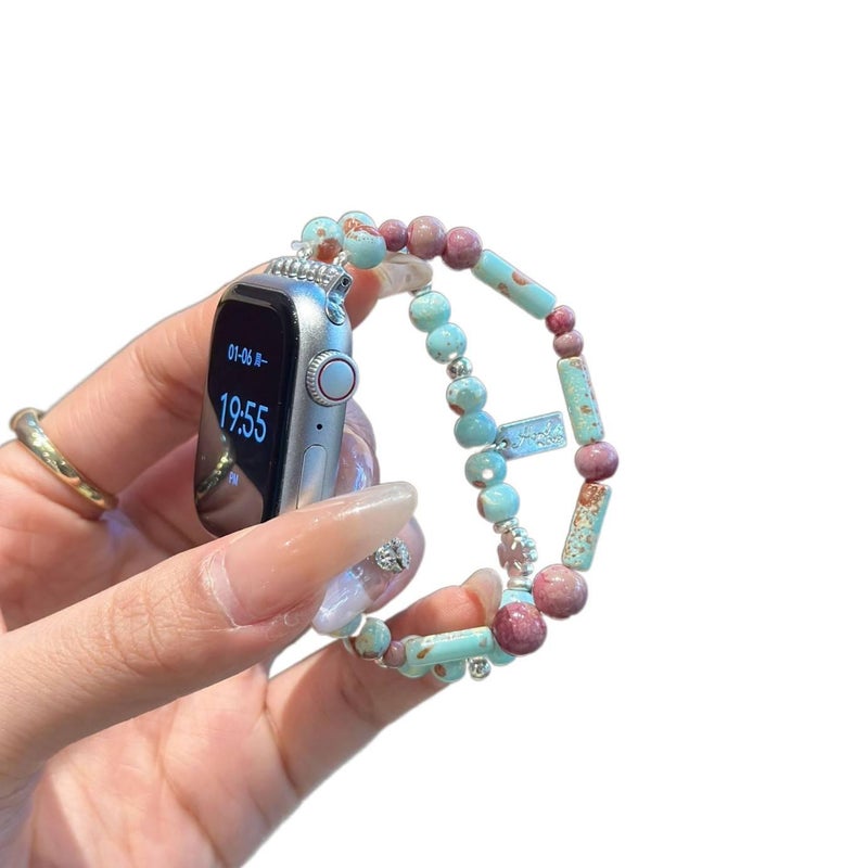 سوار ساعة ذكية سوار راتنج متوافق باللون أسود قابل للتعديل مع Apple Watch 38/40/41/42/44/45/49mm بملاءمة قابلة للتعديل وحزام بديل - Image 3