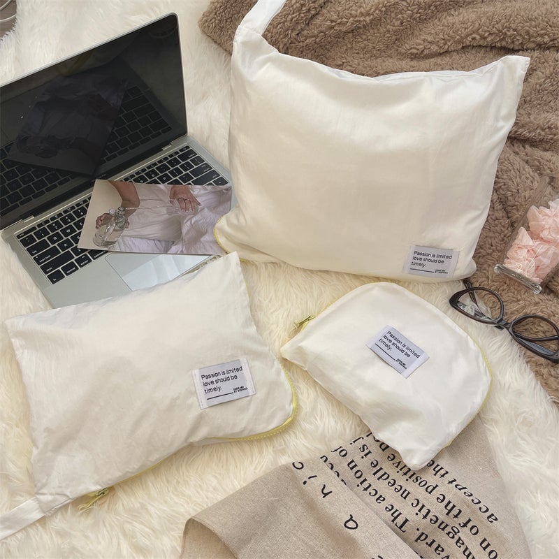 411202 travel waterproof storage bag business cosmetics underwear finishing bag luggage special sub-bag milk white