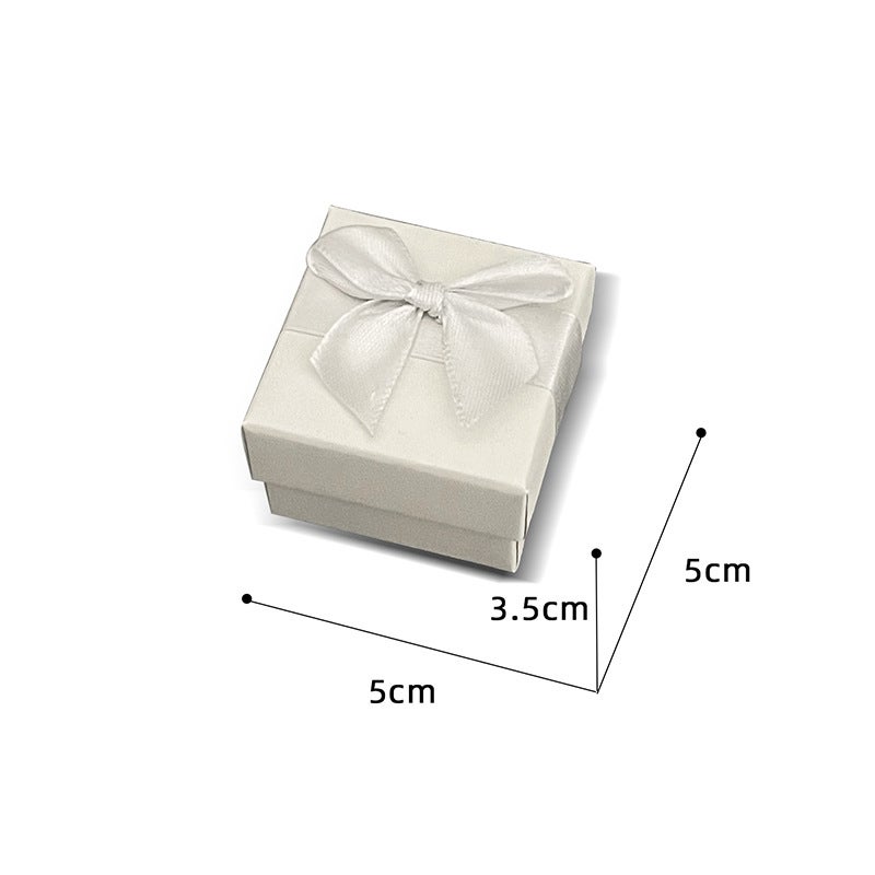 Jewelry Box Earring Ring Necklace Bracelet Organizer Bow Ring Box