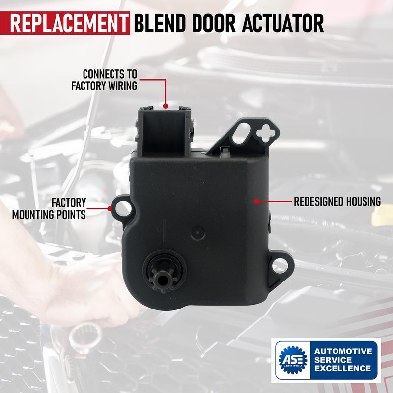 AA Ignition HVAC Air Blend Door Actuator - Replaces YH-1779, AA5Z-19E616-C, 604-234 - Compatible with Ford & Lincoln Vehicles - Explorer 2011-2017, Flex 2011-2016, Taurus 2008-2017, MKS and MKT 2011-2015 - Image 5