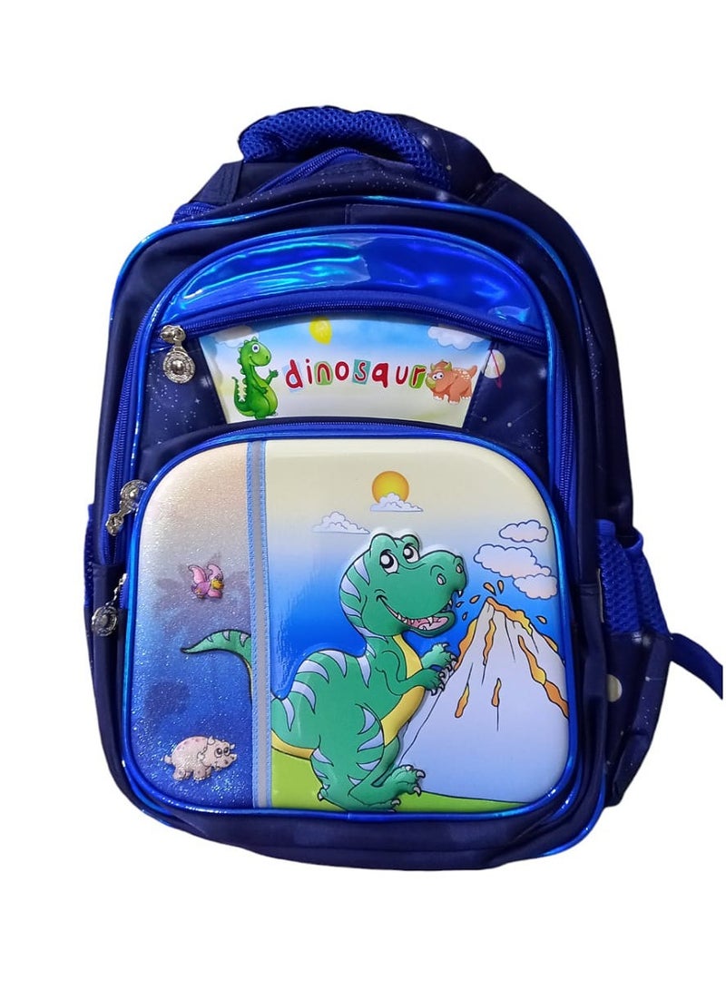 حقيبة ظهر مدرسية مستوردة اولادي - مقاس 42*32 - ازرق - Image 1