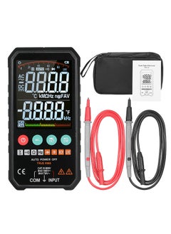 Generic Super Slim Palm Size 3.3-inch LCD Digital Multimeter 6000 Counts True RMS Universal Meter High Accuracy Smart Measure AC/DC Voltage Resistance Capacitance Frequency Continuity Diode NCV Test  - Image 4