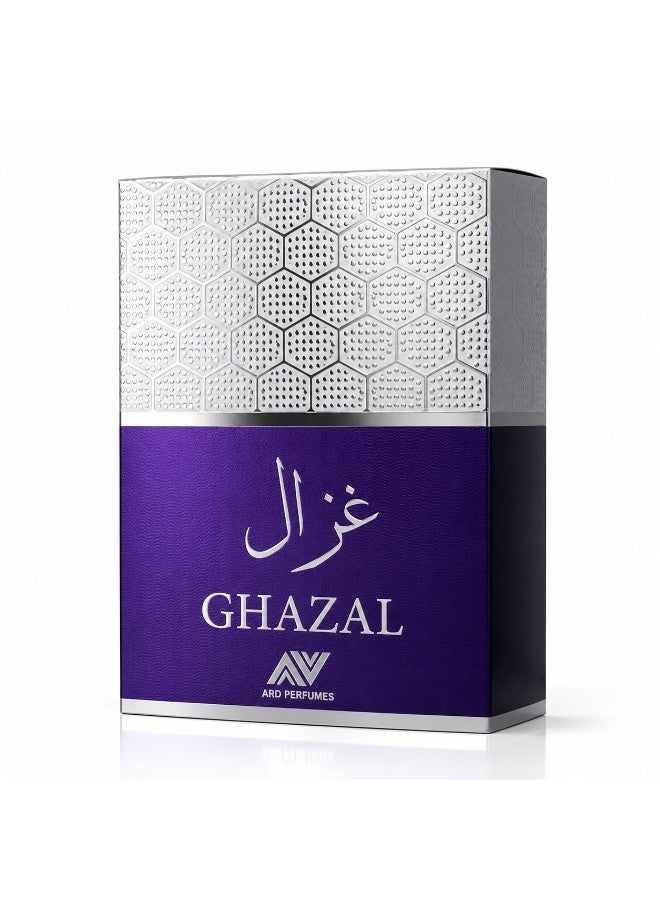 Ard Perfumes Ghazal Attar l (CPO) for Women, Alcohol-Free Lemon, Jasmine, Rose, Musk & Amber – Long Lasting Arabic Fragrance, 20ml - Image 3