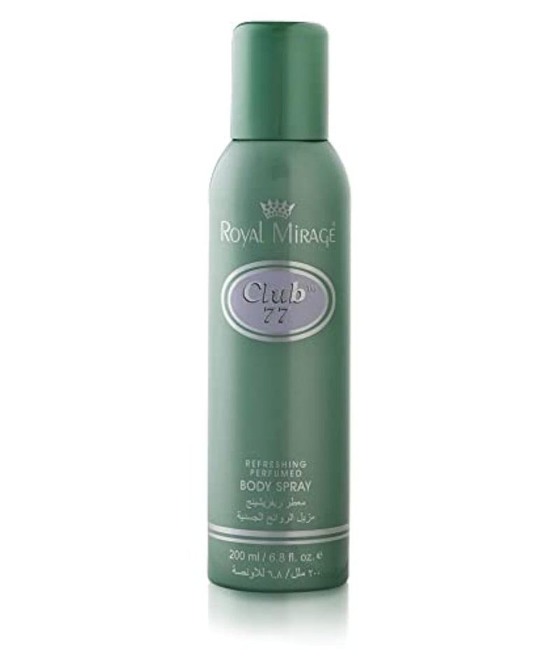 Royal Mirage Club 77 200ml Body Spray