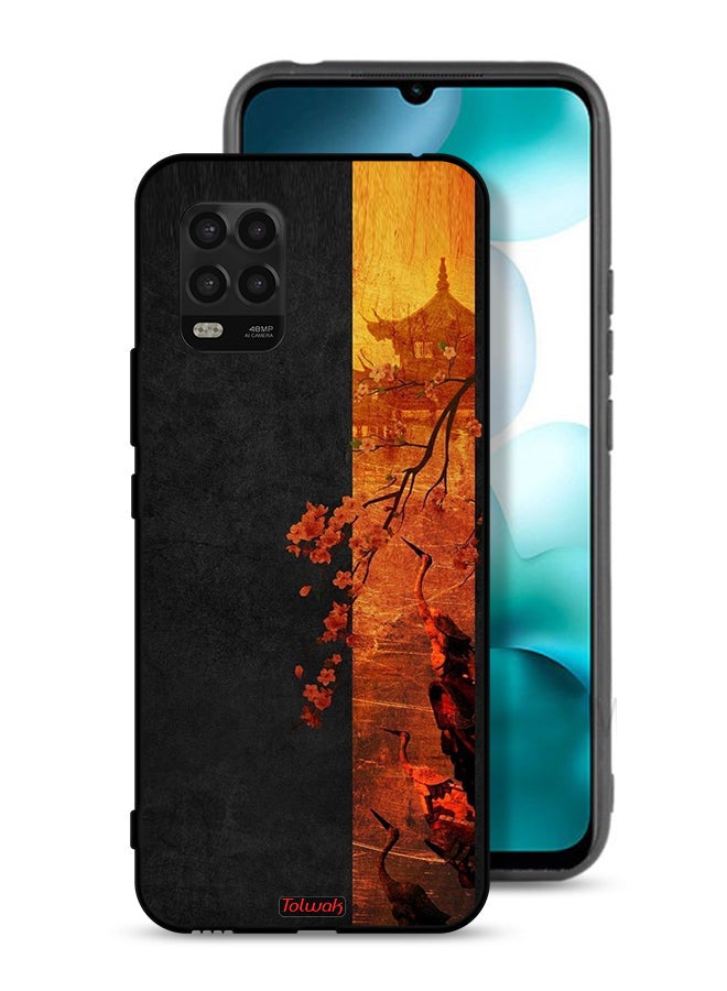 Tolwak Xiaomi Mi 10 Lite 5G Protective Case Cover Autumn Colors Art - Image 1