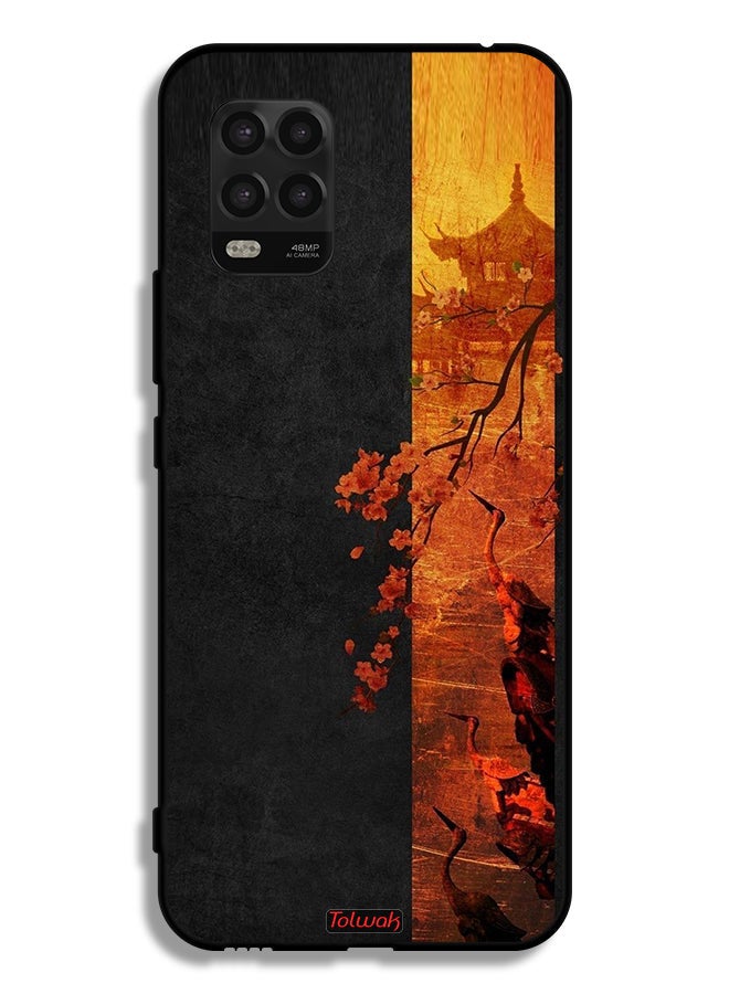 Tolwak Xiaomi Mi 10 Lite 5G Protective Case Cover Autumn Colors Art - Image 2