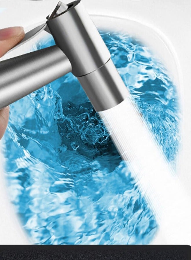 Bukela Stainless steel portable travel Shattaf portable bidet faucet, boosted water flow Shatafa kit, 3m hose, 2 types of bases, adapter kit. Suitable for home/hotel/camping/female/baby care - Image 2