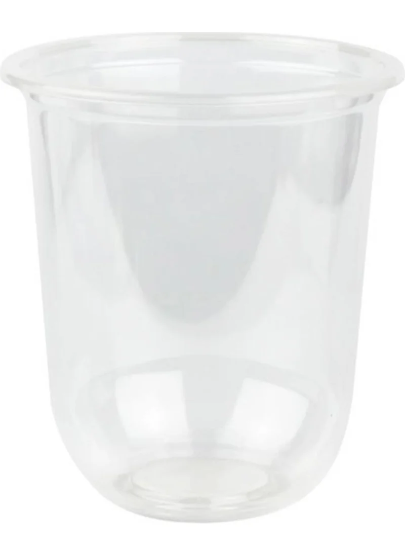 Ambalaj Pazarı Packaging Market Bubble Tea Pet Transparent Cup 95X400 cc 14 Oz - 50 Pieces