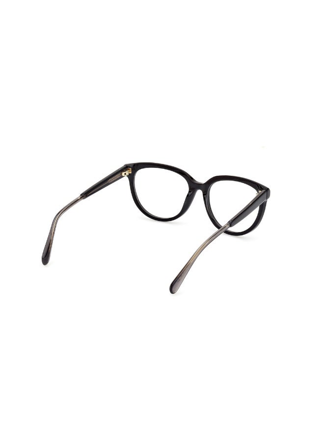 ماكس اند كو نظارة طبية بشكل دائري للنساء بأذرع من الأسيتات MO5125  مقاس 53 - اسود لامع - Image 5