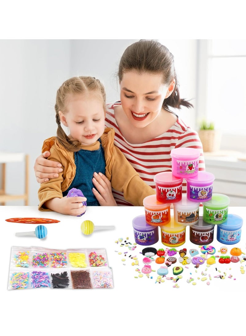 CALL PLAY Slime Kit for Kids,Slime Pack to DIY Soft, Cloud,Butter, Glitter, Slime Making Kit Party Favors Gift Toys for Girls and Boys - Image 5