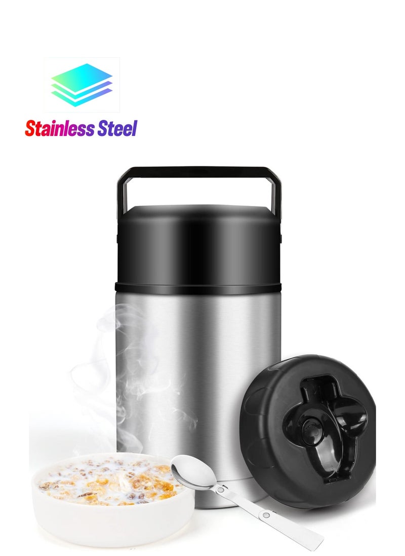 Excefore Food Thermos, Insulated Food Container, Vacuum Sealed Stainless Steel Food Container for Hot and Cold Meals Perfect for School, Office, and Travel  - Image 1