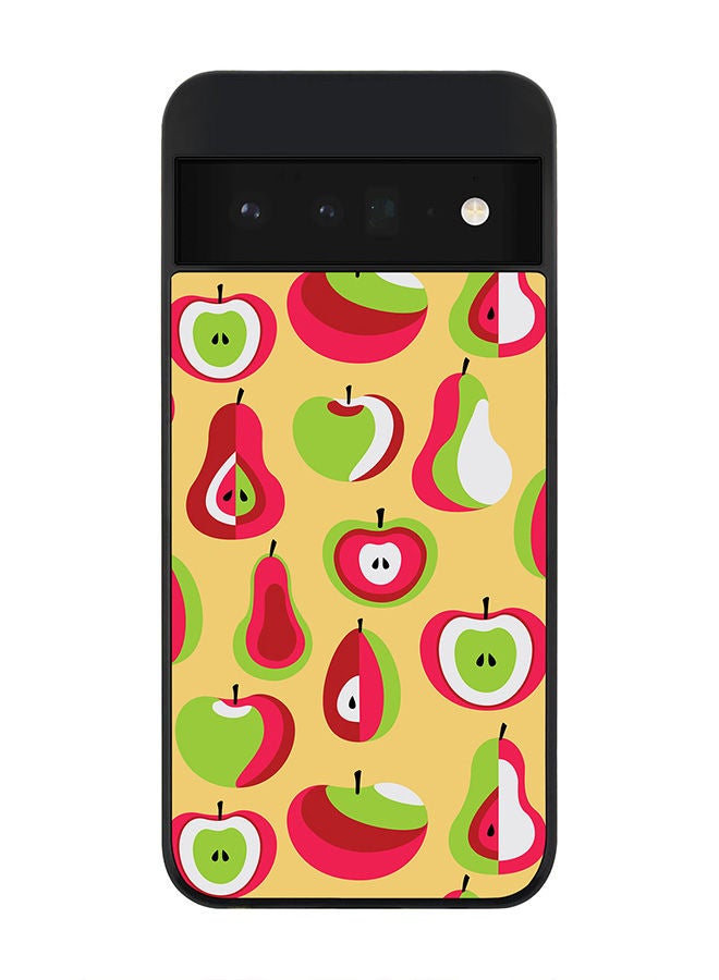 Stylizedd Rugged Black edge case for Google Pixel 6 Pro 5G Slim fit Soft Case Flexible Rubber Edges Anti Drop TPU Gel Thin Cover - Modern Apple - Image 1