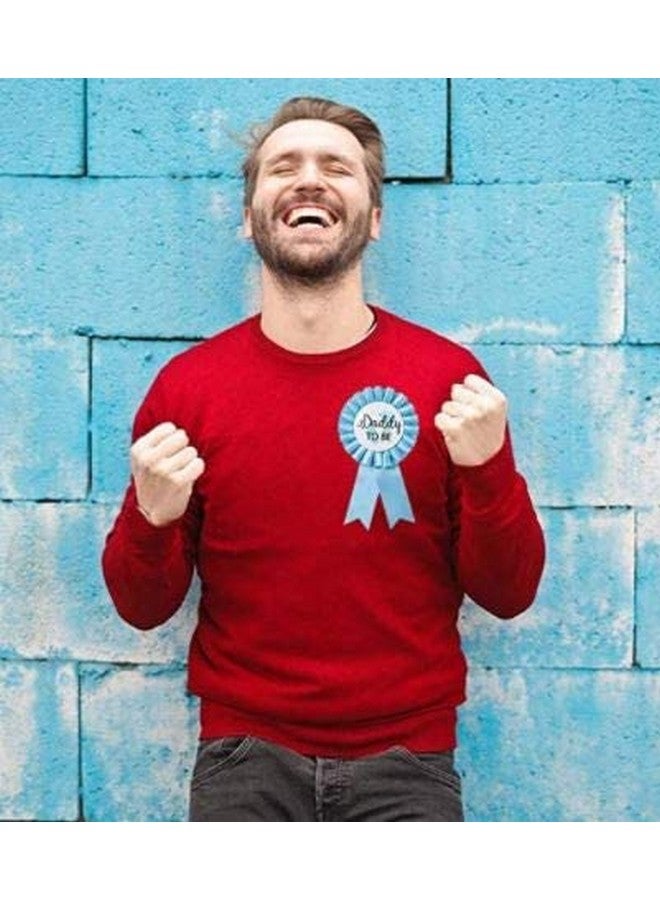 Milcraft 2 Pieces Daddy and Mom to Be Tinplate Badge Pin Gender Reveal Button Pins New Daddy Mommy Gifts for Baby Shower - Image 2