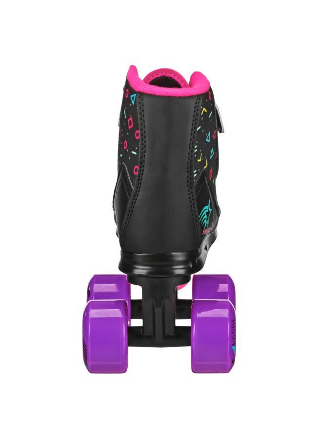 Roller Derby FireStar Youth Girl's Roller Skate Midnight Prism Size 3 - Image 2