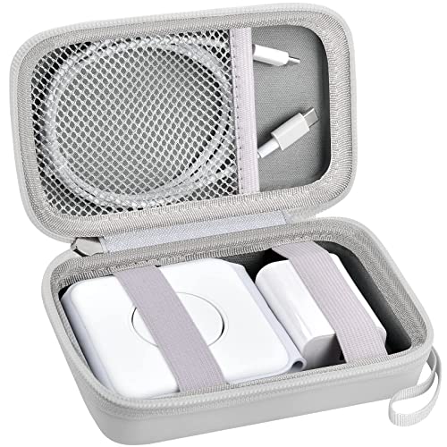 ANKHOH Travel Case for UCOMX for Nano/for Iseyyox/for LISEN/for RTOPS 3 in 1 Wireless Charger, Foldable Magnetic Charging Station Storage Holder Bag for Fast Charge Pad Cable and Adapter, White-Box Only - Image 1