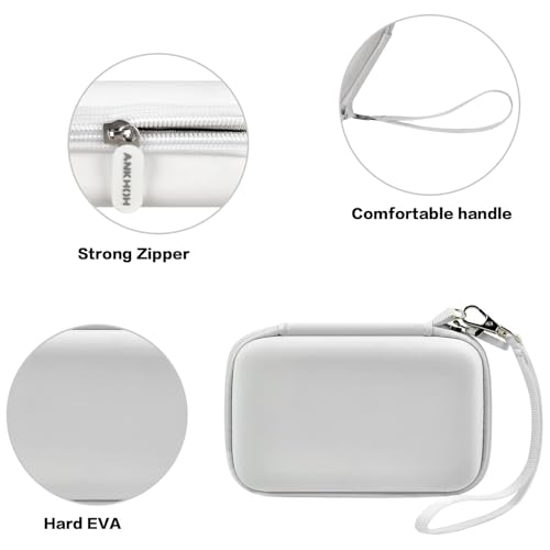 ANKHOH Travel Case for UCOMX for Nano/for Iseyyox/for LISEN/for RTOPS 3 in 1 Wireless Charger, Foldable Magnetic Charging Station Storage Holder Bag for Fast Charge Pad Cable and Adapter, White-Box Only - Image 3