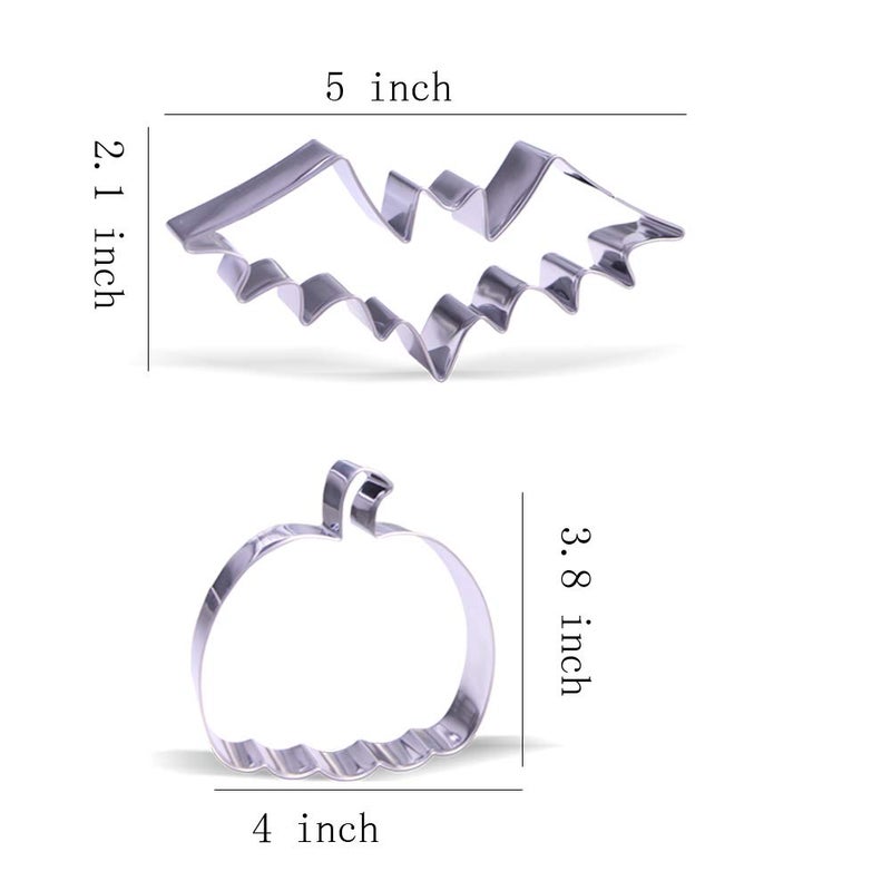 Keewah Large Halloween Cookie Cutter Set - 7 Piece - Stainless Steel - Image 4