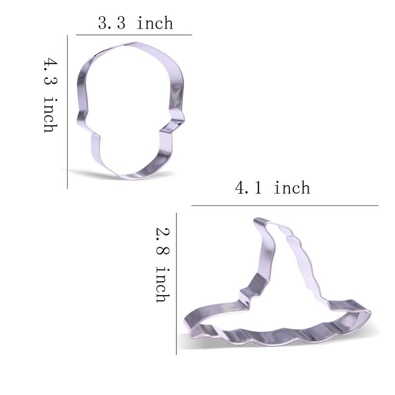 Keewah Large Halloween Cookie Cutter Set - 7 Piece - Stainless Steel - Image 5