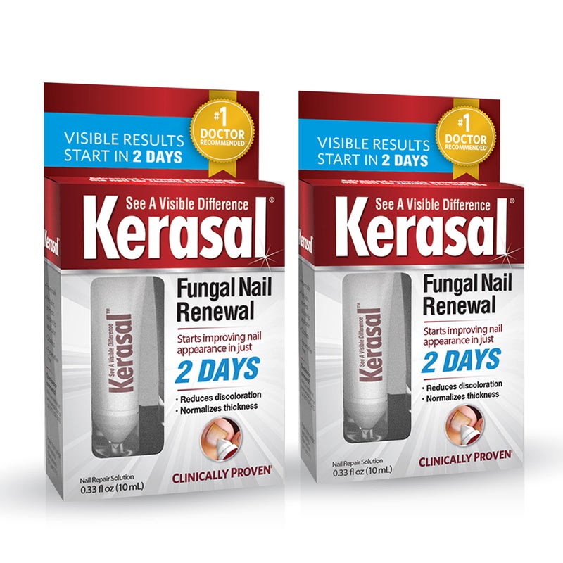 Kerasal علاج تجديد الأظافر الفطرية من كيراسال 10 مل (عبوتان)  - Image 1