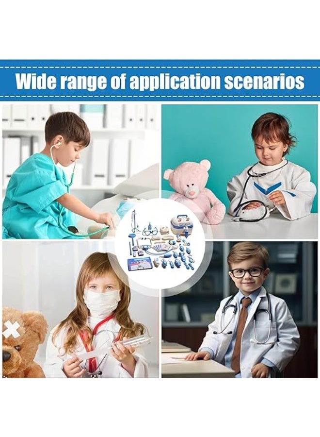 UREVO Doctor Kit for Toddlers, Simulation Medical Suitcase Toy Set, Simulation Suitcase Toy with Realistic Tools,Children Role Play Doctor, Multifunctional Medical Tool - Image 5