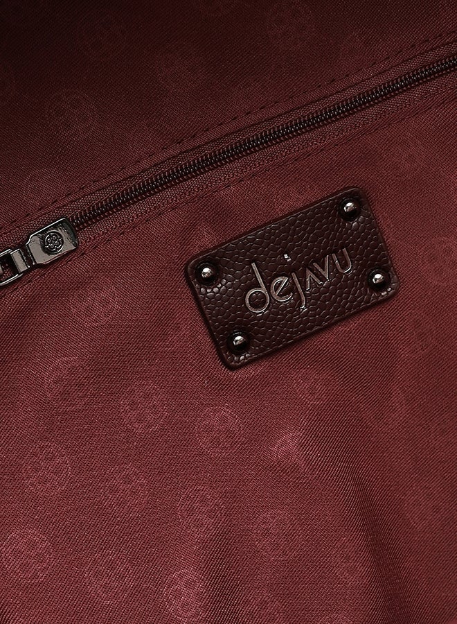 حقيبة ظهر جلدية منقوشة – LID-DVTX-023