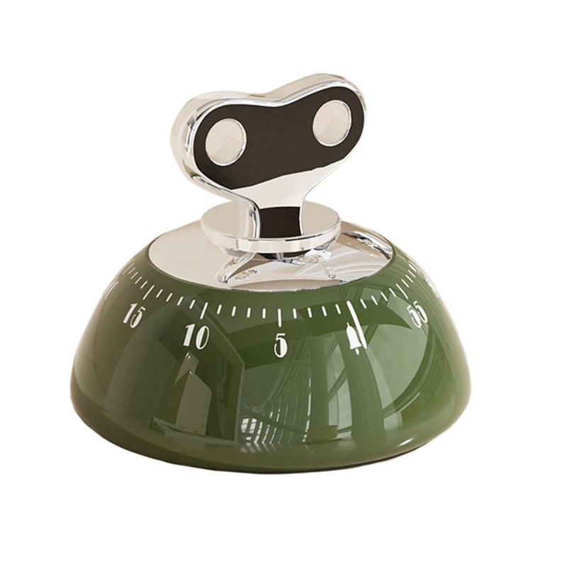 Tazanma Visual Kitchen Timer for Cooking,Chef Cooking Timers Clock with Loud Alarm,Timers for Classroom, Home and Study,Mechanical Desk Timer,No Batteries Requiredï¼ŒMagnetic Back (Green) - Image 1