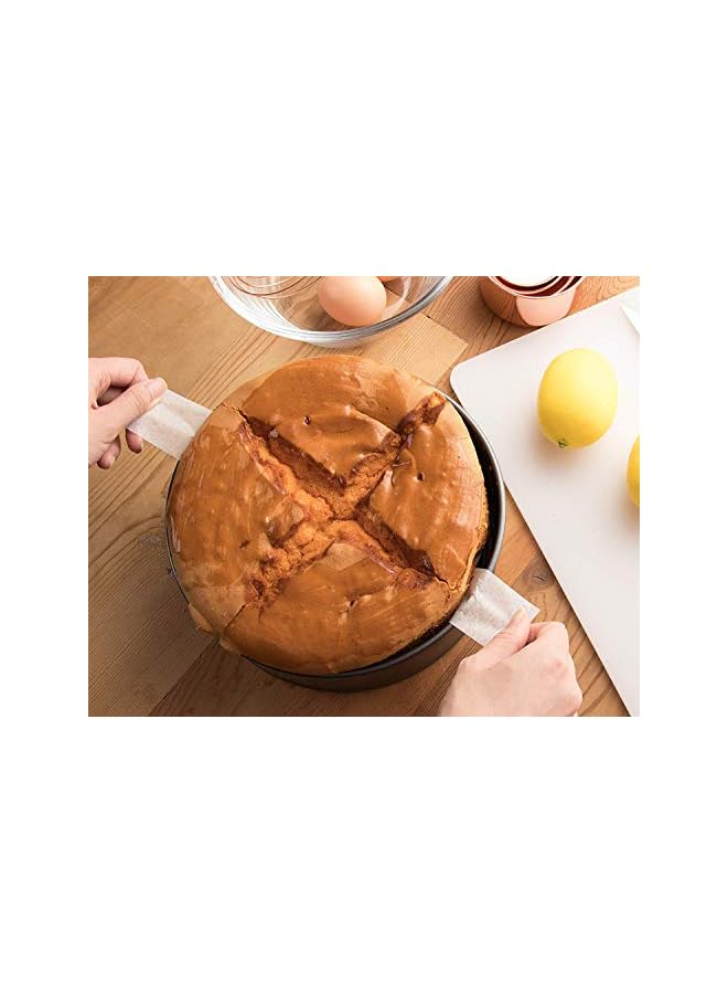 S-TOP Parchment Paper Rounds - 100-Count 9 Inch Parchment Rounds, Round Parchment Paper for Baking, Precut Unbleached Circle Cake Pan Liners (White) - Image 2