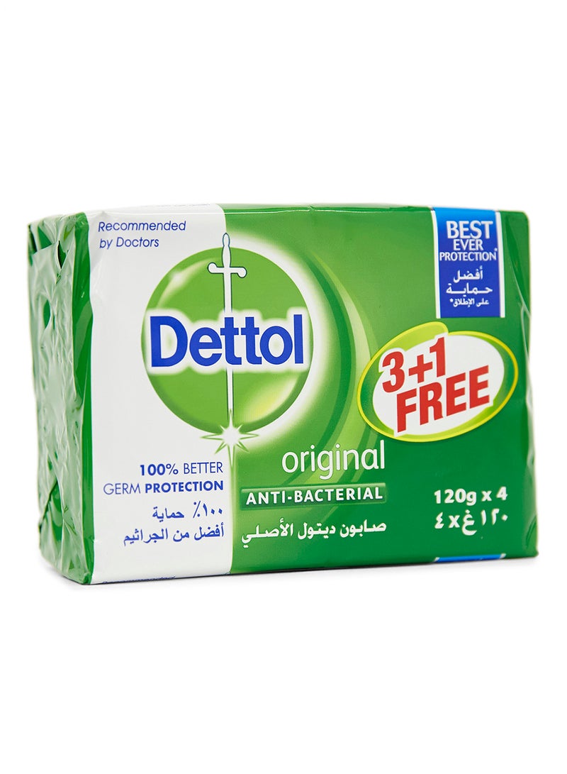 Dettol Original Soap (Bundle Offer) Pack Of 4 120grams - Image 1