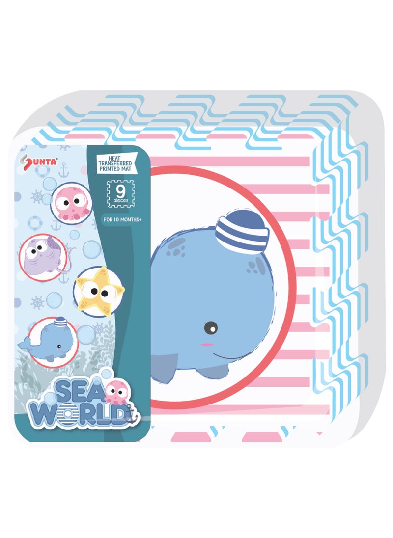 سونتا Sunta - Sea World Puzzle Mat 310 x 310 x 10mm - 9pc  - Image 3