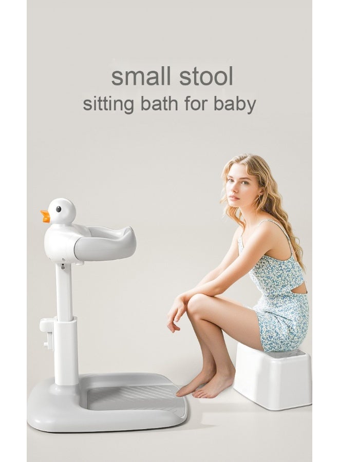 Baby Standing Bath Helper, Infant Toddler Bath Tub, Newborn Bathing Station - Image 3