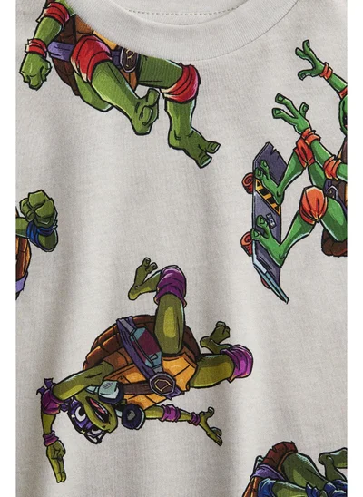 H&M Printed oversized T-shirt