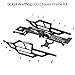 DashRC SCX24 Warthog LCG Chassis Frame Kit Aluminum Body Shell Rocks Cage Buggy Chassis for 124 RC Rock Crawler SCX24 Gladiator Bronco C10 JLU Models Upgrades Part - Image 4