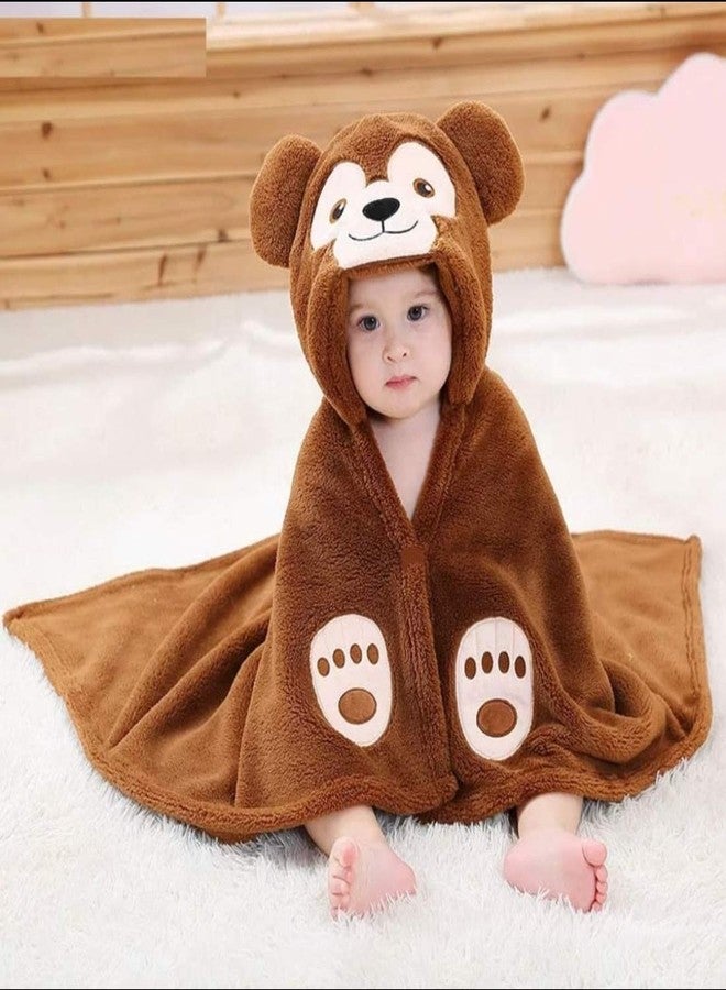 First Kick Baby Bath Towels New Born Combo Pack of Hooded Quick Water Absorbing Towels for Baby Boys and Baby Girls Pack of 2 Pcs, (0-6 Months, L 83 cm x B 80 cm) - Image 4