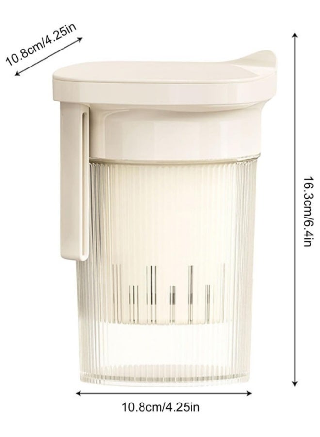 Yogurt Strainer,Greek Yogurt Strainer,Reusable Fine Mesh Yogurt Strainer,Homemade Juice Filter,Food Strainer, Cheese Fermentation, Juice Extraction, Coffee Brewing, Milk Prep - Image 2