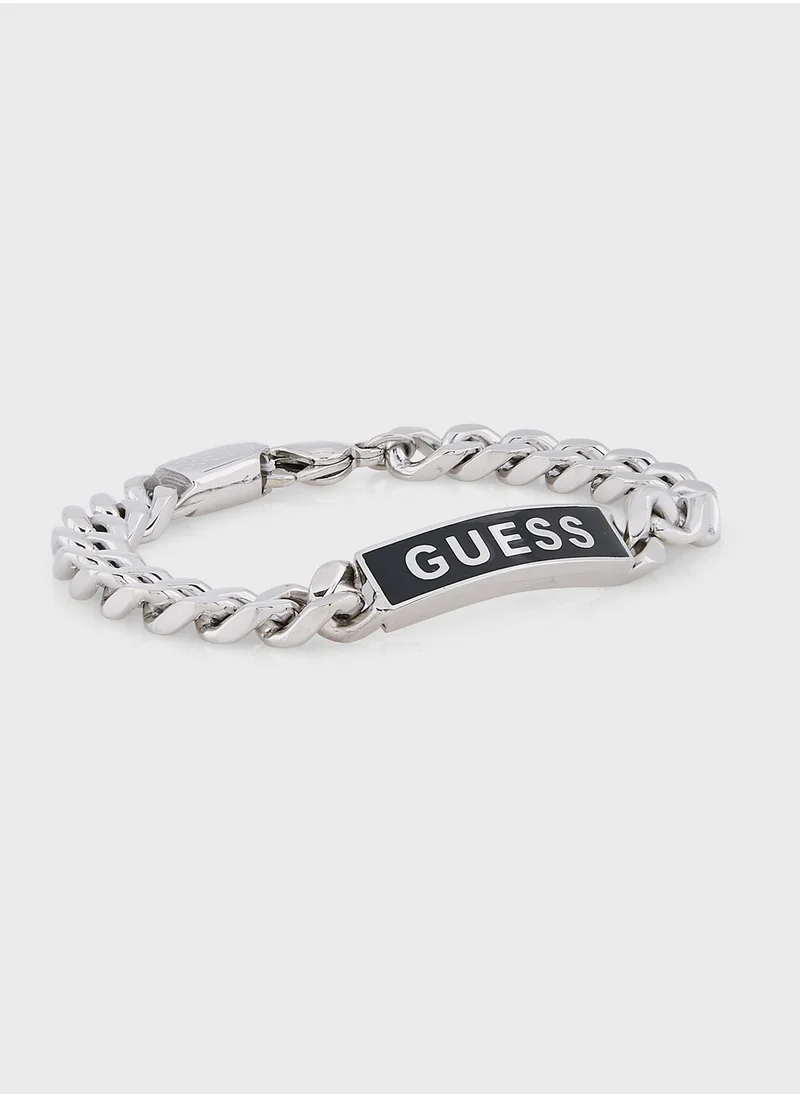 GUESS Juxb03002Jwstbks Simple Enamel Bracelet
