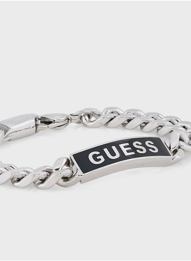 GUESS Juxb03002Jwstbks Simple Enamel Bracelet