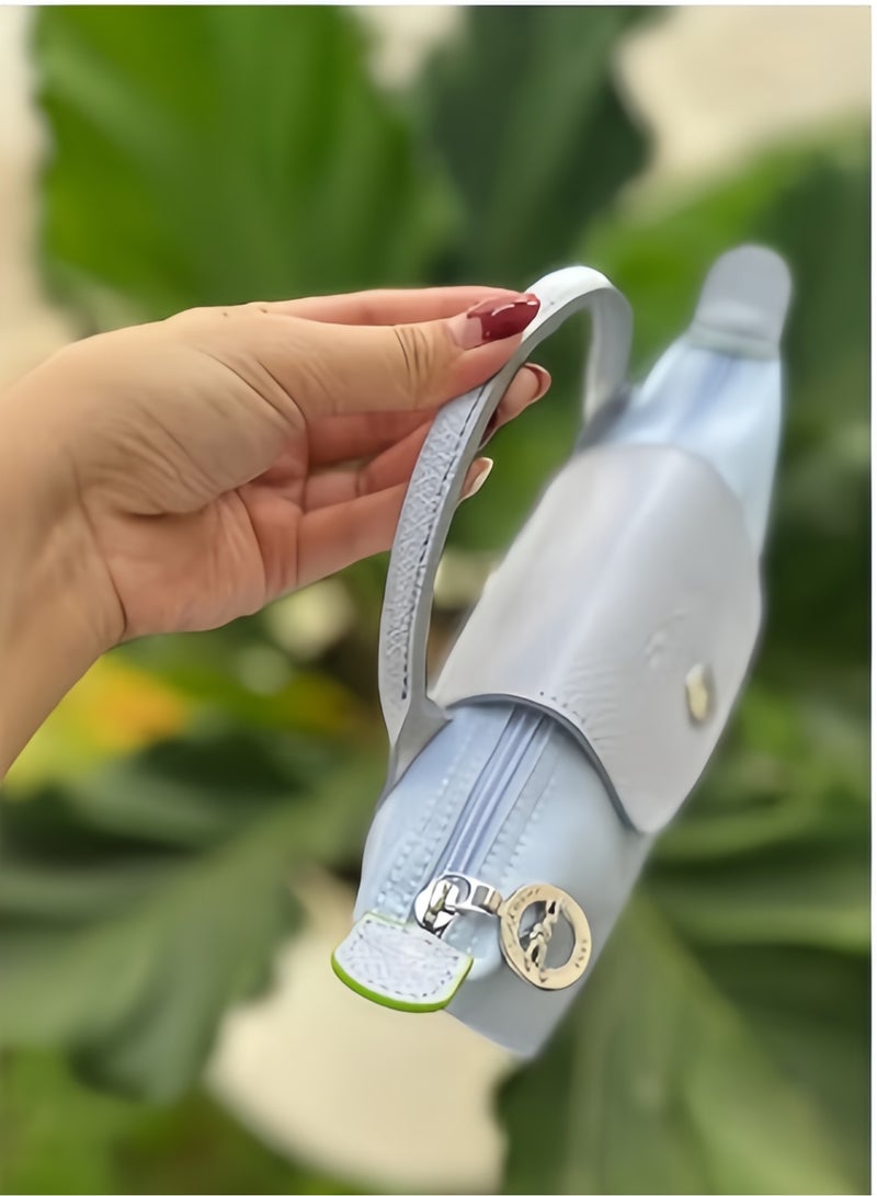 لونج شامب Longchamp Le Pliage مصغر حزام الكتف أزياء النساء الكلاسيكية متعددة الاستعابات حقيبة صغيرة ماكياج، حقيبة يد، حقيبة كتف، حزام كتف - Image 3