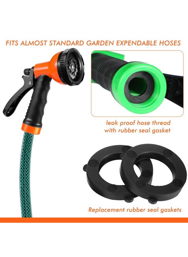 Hoolerry Garden Hose Nozzle Multifunctional Water Hose Sprayer Nozzle with 10 Adjustable Watering Patterns High Pressure Garden Sprayer Hose Nozzle Sprayer Heavy Duty for Watering Washing (Multicolor, 6 Pcs) - Image 4