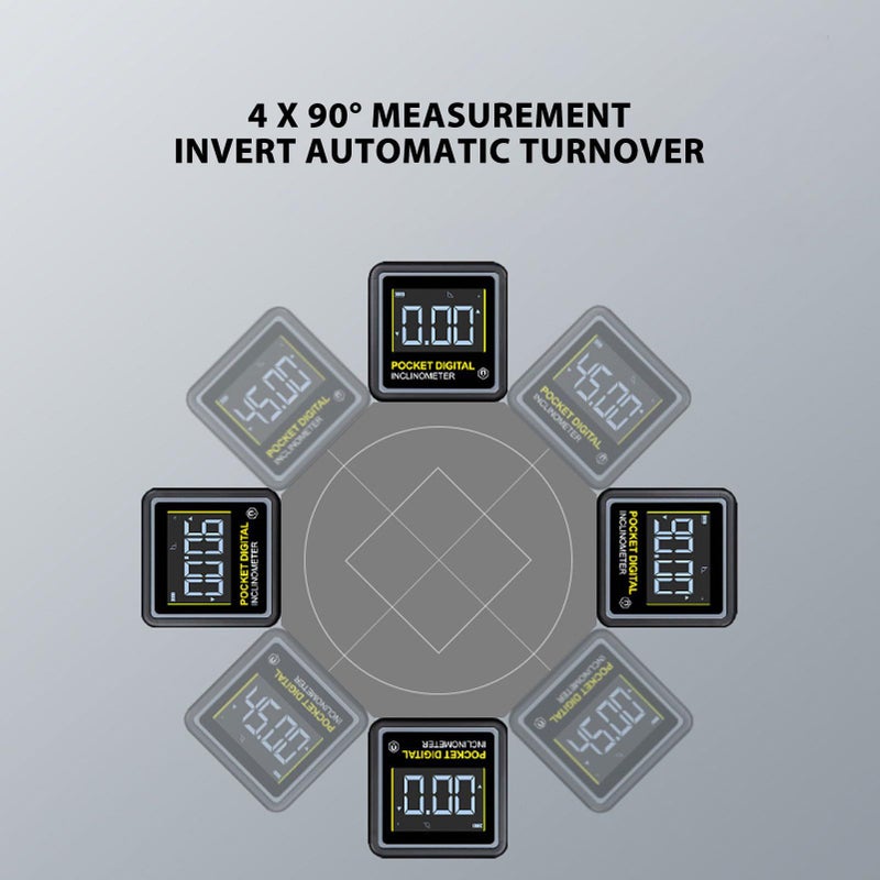 Digital Inclinometer Angle Finder Protractor for Woodworking with Magnetic Base - Image 5