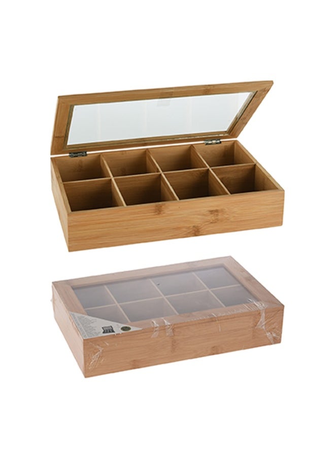 Teabox Bamboo 8 Compartments - pzsku/Z0DF70ACE540FBFBC5763Z/45/_/1718702171/4127f51b-13e3-4b44-902d-5cd13e3146a2