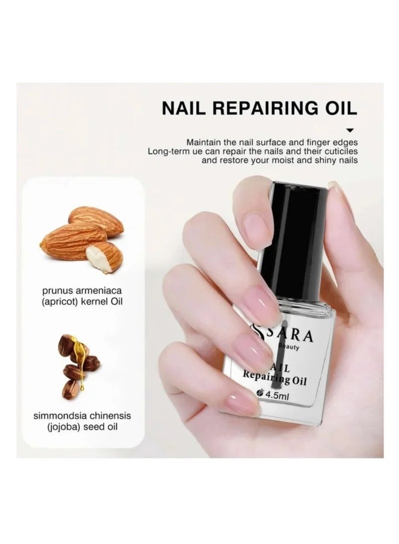SARA BEAUTY A set of nail strengthening and lengthening oil with biotin with vitamins and nutrients that preserve nails and skin, strengthen and treat them from Sarah Beauty - Image 5