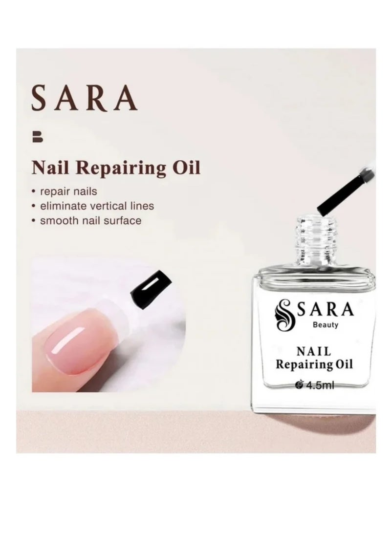 SARA BEAUTY A set of nail strengthening and lengthening oil with biotin with vitamins and nutrients that preserve nails and skin, strengthen and treat them from Sarah Beauty - Image 4