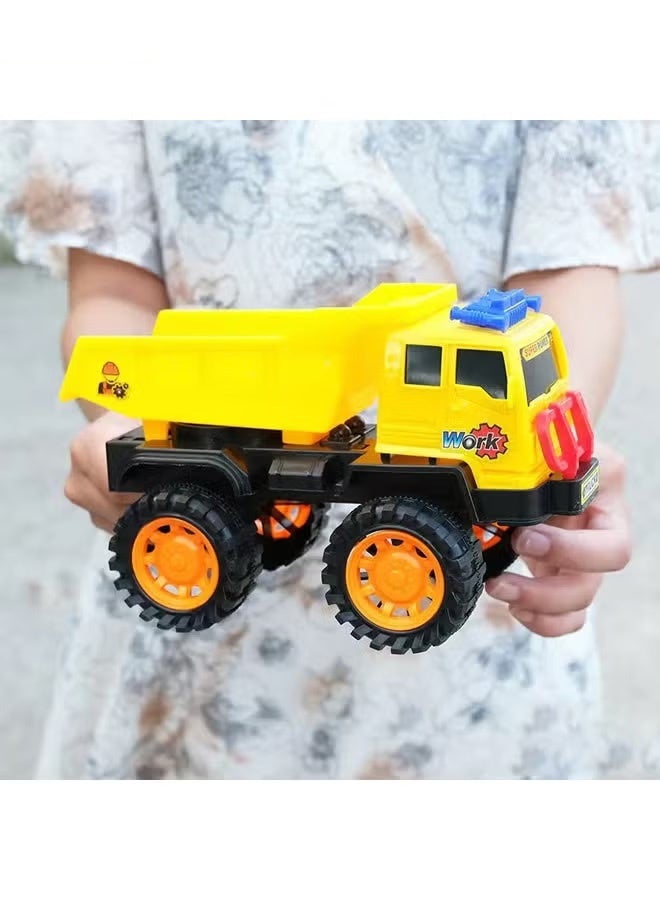 XiuWoo Dump Truck Toy Construction Vehicle – Simulates sliding and pushing functions, can rotate 360 ​​degrees, suitable for boys and girls aged 3 and up to play in the sand outdoors and engage in construction toy games. - Image 4