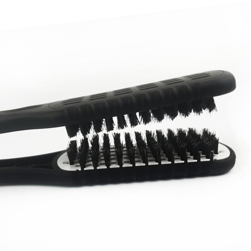 Aethland Double-Sided Boar Bristle Brush and Hair Straightening Comb for Smoothing and Styling - Image 4