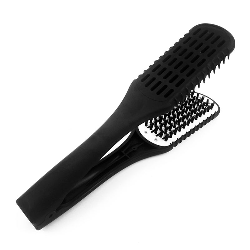 Aethland Double-Sided Boar Bristle Brush and Hair Straightening Comb for Smoothing and Styling - Image 2