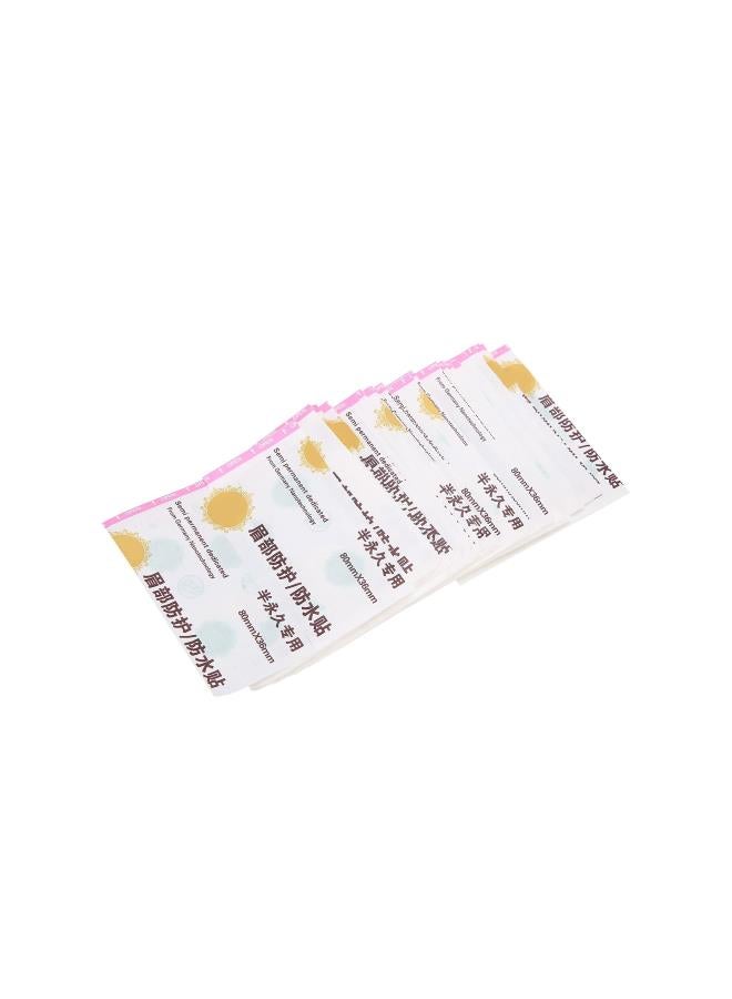 Generic Eyebrow Tattoo Tape - 50pcs Waterproof Eyebrow Protection Tattoo Aftercare Paste Tattoo Supplies  - Image 3