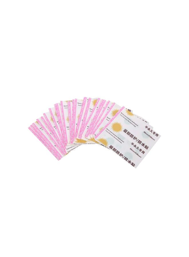 Generic Eyebrow Tattoo Tape - 50pcs Waterproof Eyebrow Protection Tattoo Aftercare Paste Tattoo Supplies  - Image 1